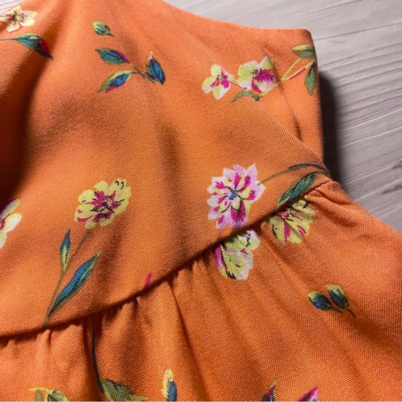 Volcom Floral Mucho Mahalo Coral Cami Flowy Tank Top - Picture 9 of 11